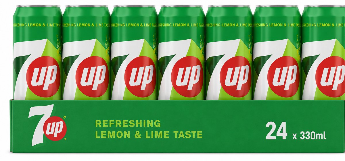 7up - normale - 24 x 330 ml - vassoio