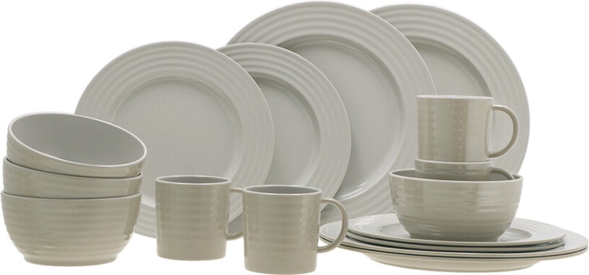 Set stoviglie Travellife Rota beige 16 pezzi