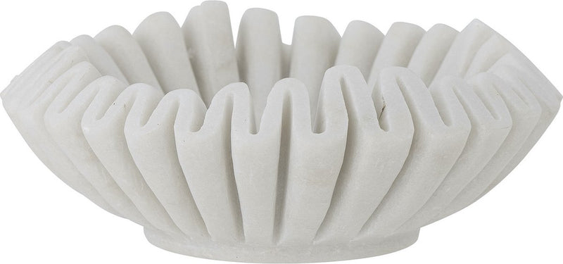 Bloomingville cuenco harmonia mármol blanco ø17,5 x 6 cm