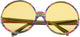 Boland - partybril tammy multi - volwassenen - vrouwen - hippie - 60's 70's - hippie flower power