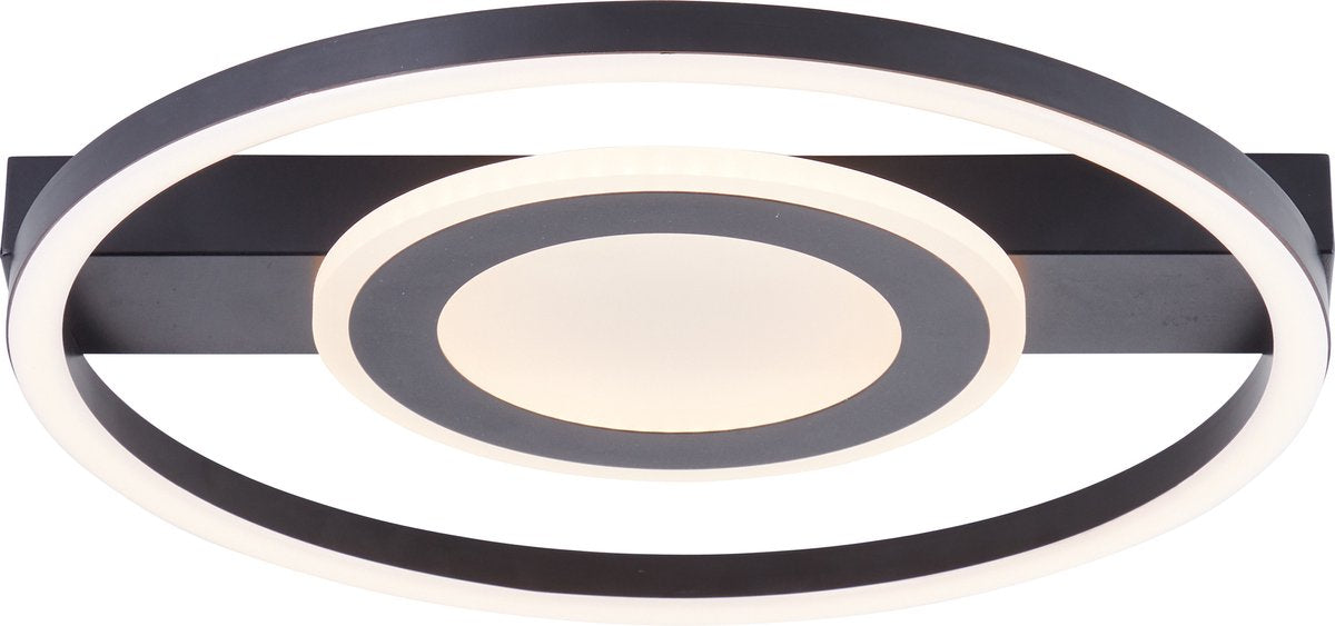 Brilliant maureen - lampada da soffitto - LED 22w - 3000k - nera