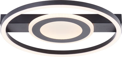Brilliant maureen - lámpara de techo - LED 22w - 3000k - negro
