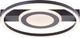 Brilliant maureen - lampada da soffitto - LED 22w - 3000k - nera