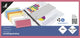 Striscia divisoria Kangaro - 2 fori - 240x105mm - 180 grammi - rosa - 100 pezzi - 07070-13