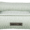 Trixie cama para perros marley wave angular verde salvia