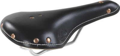 Selle Monte Grappa Saddle Old Frontiers Sport Leather Black