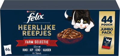 Felix Delicious Strips Farm Selection Farm Chicken Duck Duck Turchia