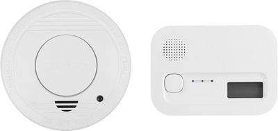 Smartwares fse-19204 - rook koolmonoxide set 2 melders - 85db - sensor 10 jaar - batterij 1 jaar