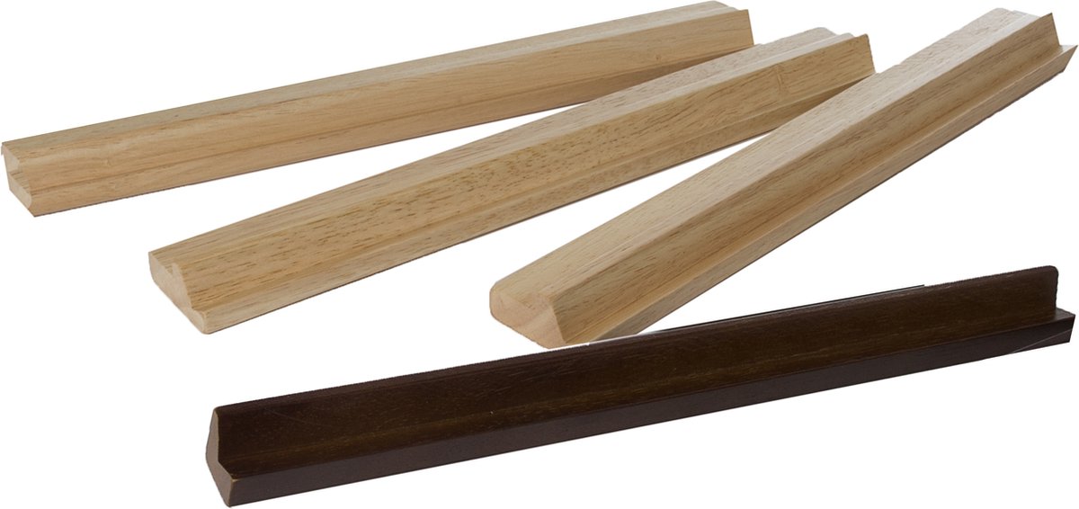 Engelhart mah jong latten klein 35 cm - rubberhout - speelaccessoires voor mah jong -