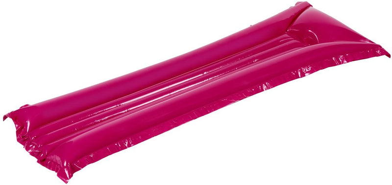 Colchoneta de aire Eddy Toys - 174 x 59 x 18 cm - colchón de aire de agua - colchoneta de aire inflable para piscina con almohada - máximo 80 kg - para piscina - rosa