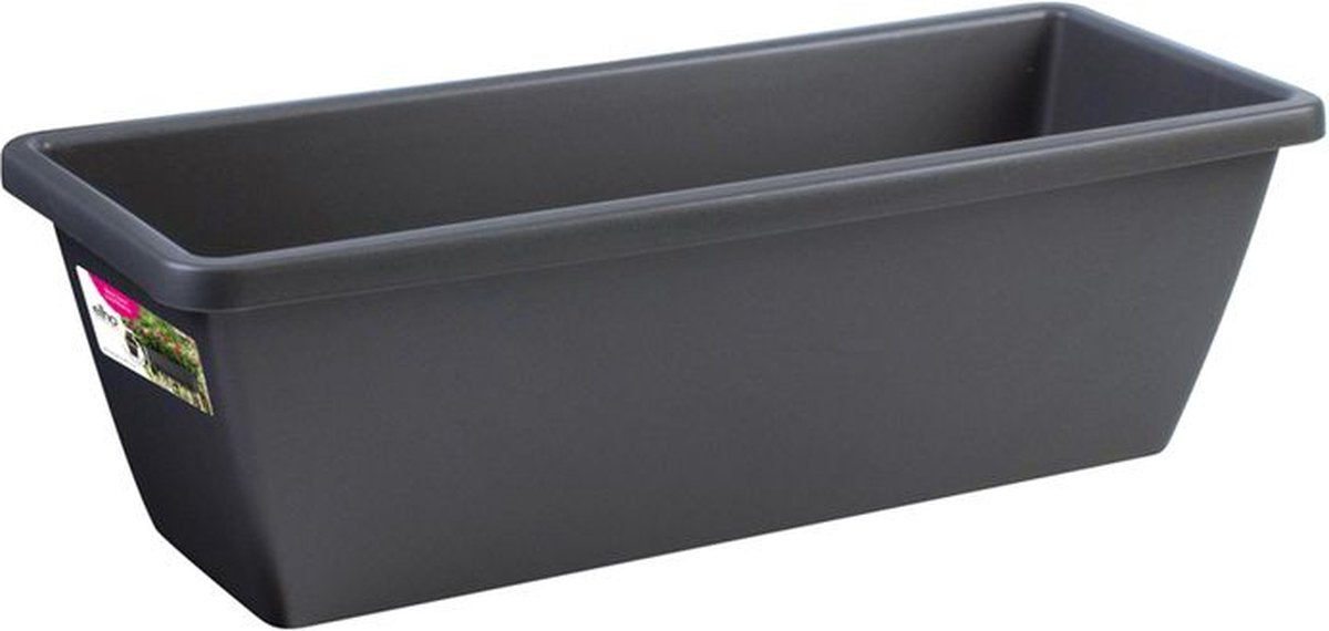 Elho barcelona balcón box 90 - macetero para balcón exterior - ø 89,8 x h 16,0 cm - antracita