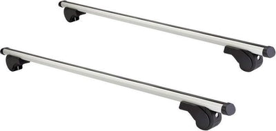Juego de bacas Twinny Load Twinnyload de aluminio A01 - capacidad de carga de 100 kg - aluminio ligero - para coches con rieles de techo