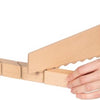 Goki houten zaag en bouwblokken met klittenbandverbinding, 11dlg.