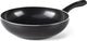 Greenchef diamond wok pan 28cm - 3.7l - pfas-free non-stick coating - wok pan induction - ceramic pan - oven safe up to 160°c - cooling handle - without lid - black