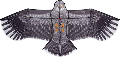 Cometa Dragon Fly - Águila - gris negro - 180 x 80 cm - a partir de 6 años