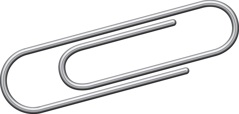 Clips canguro - 30 mm - redondos - 1000 piezas - galvanizado - k-10030-1000