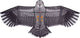 Aquilone dragonfly - aquila - nero grigio - 180 x 80 cm - da 6 anni