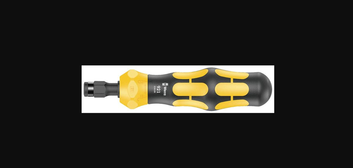 Wera - 018100 - kraftform plus - slagschroevendraaier - serie 900 - zwart geel
