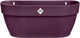 Elho vibia campana wall basket 35 - macetero de pared para exterior - 100% plástico reciclado - ø 35,0 x h 14,8 cm - arce morado