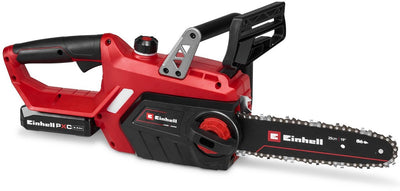 Einhell battery chainsaw ge-lc 18 25-1 li kit - power x-change - 18 v li-ion - blade length: 25 cm - max. cutting length: 23 cm - chain speed: 4.5 m s - incl. 1x 2.5 ah battery and charger
