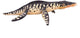 Statuetta Collecta - liopleurodon - (l) - preistoria - dipinta a mano - miniatura