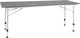 Mesa de camping extensible Travellife sorrento gris oscuro 100 140 180x70 cm - compacta y fácil de usar - regulable en altura - estable y ligera