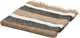 Plaid in faggio - cotone - nero naturale - 130x170x1
