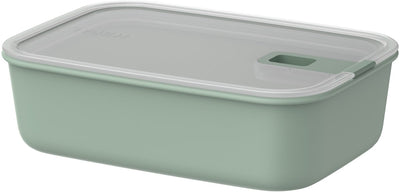 Mepal vershouddoos easyclip - 1.5 l - vershoudbakjes met schuifsluiting - geschikt voor magnetron. stoomoven. koelkast en vriezer - nordic sage