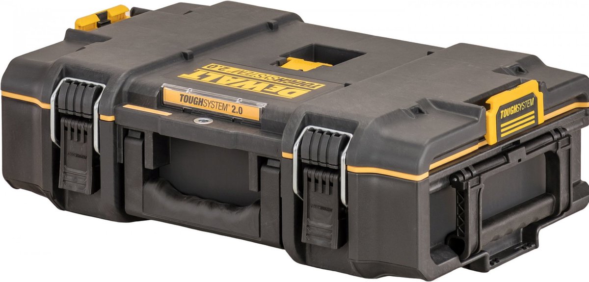 Dewalt dwst83293-1 toughsystem 2.0 ds166 gereedschapskoffer – ip65 waterdicht – modulair – inclusief organizers