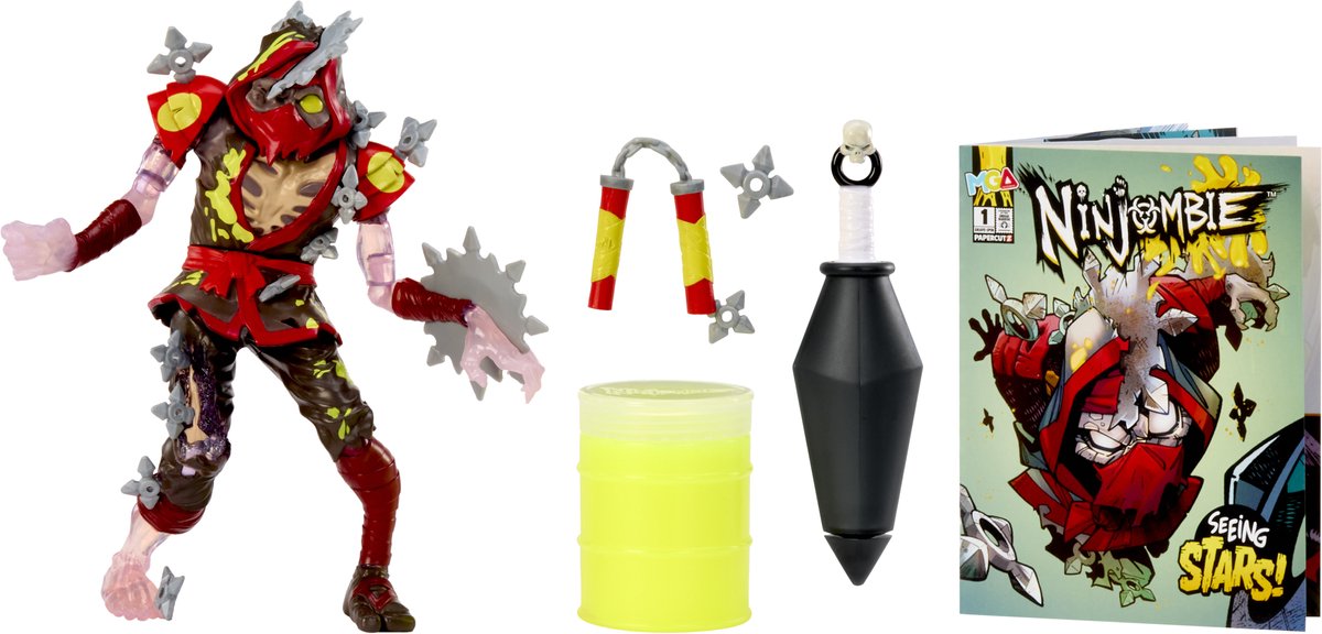 Ninjombie action figure - grave spider