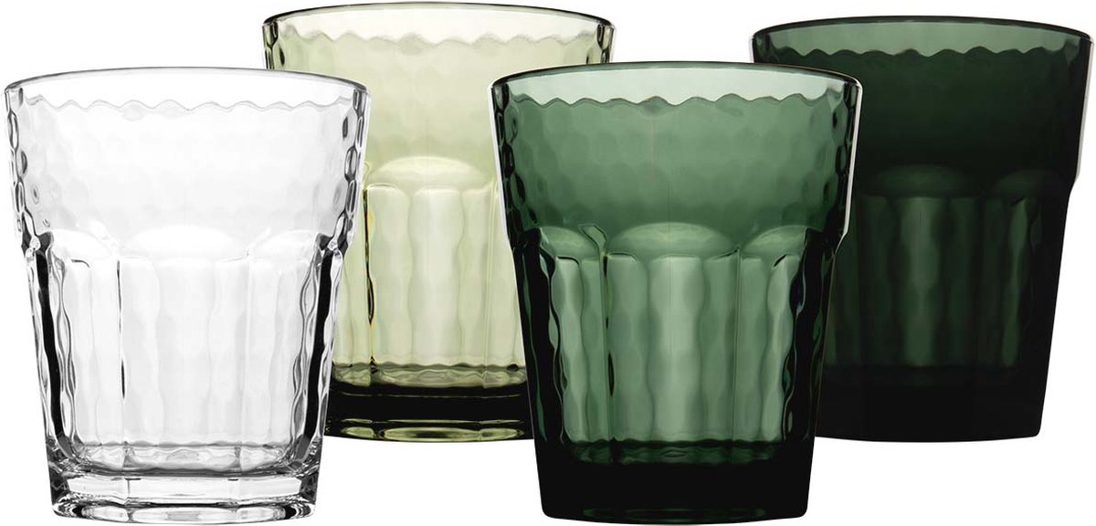 Bo-camp - bicchiere da limonata - fiammifero mix - plastica - 200 ml - 4 pezzi - verde