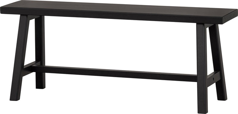 Banco Woood imme - pino - negro - 45x110x35