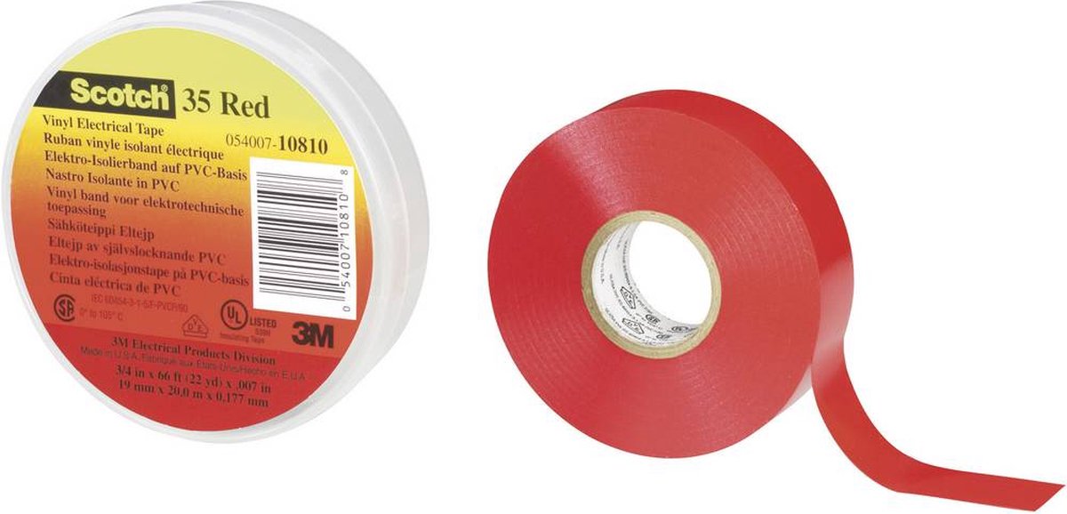 Scotch ™ 35 35-19x20o nastro isolante 35 arancione (L x L) 20 m x 19 mm 1 pezzo(i)