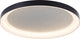 Brilliant quito - ceiling lamp - LED 30w - 42cm - black design - glitter effect - 3-step dim