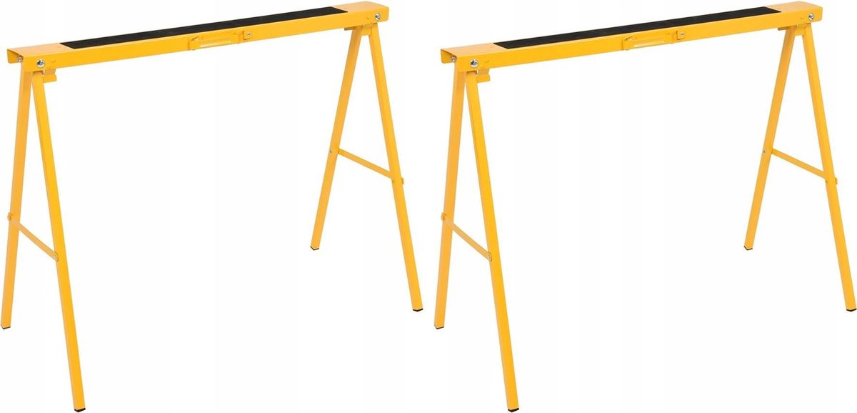 Vorel set van 2 schragen opvouwbaar - max 200kg - antislip