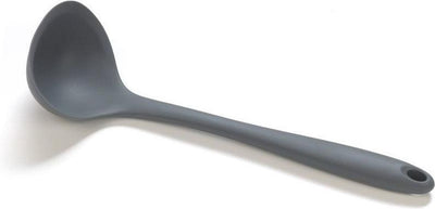 Cucchiaio da minestra culinario di base - silicone - 30 cm grigio