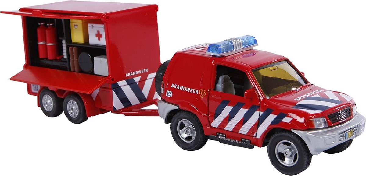 Truck del fuoco + rimorchio