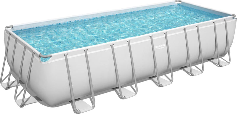 Bestway power steel bestway - piscina - eléctrica - acero - sobre suelo - rectangular - 19281 - l