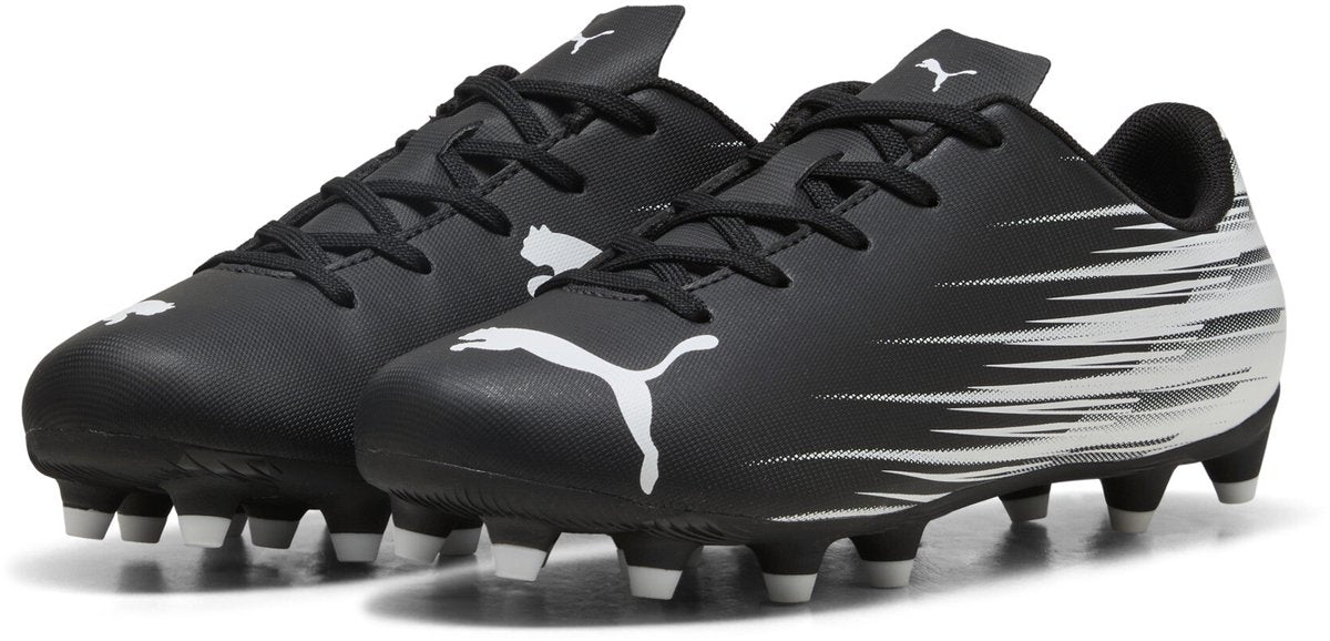 Puma attacanto ii fg ag jr calzado deportivo unisex - negro-blanco