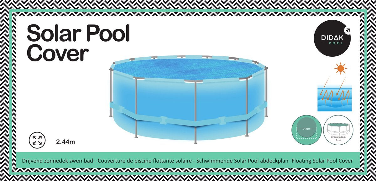 Copertura solare per piscina Didak rotonda - 2,44 m