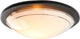 Eglo planet 1 plafond- en wandlamp - e27 - ø 29 cm - zwart wit