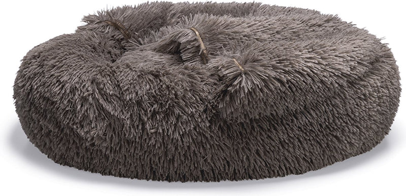 Beeztees yala - cama para perros - felpa - marrón - dia. 70cm