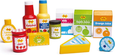 Bigjigs comida de juguete - comestibles - refrigerador