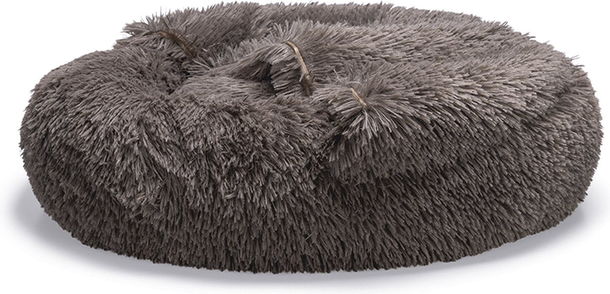 Beeztees Yala - cuccia per cani - peluche - marrone - dia. 60cm
