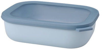 Mepal - multi bowl cirqula food storage box - 2000 ml - rectangular - nordic blue