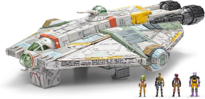 Jazwares star wars - vehículo destacado (figura de 9 vehículos) - el fantasma (rebelde)