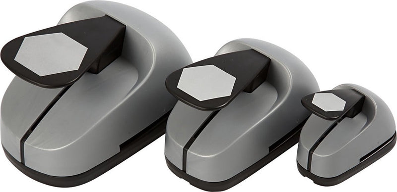 Set punzoni Creative Company, esagono, dimensioni 25+49+75 mm, 3 pezzi 1 scatola