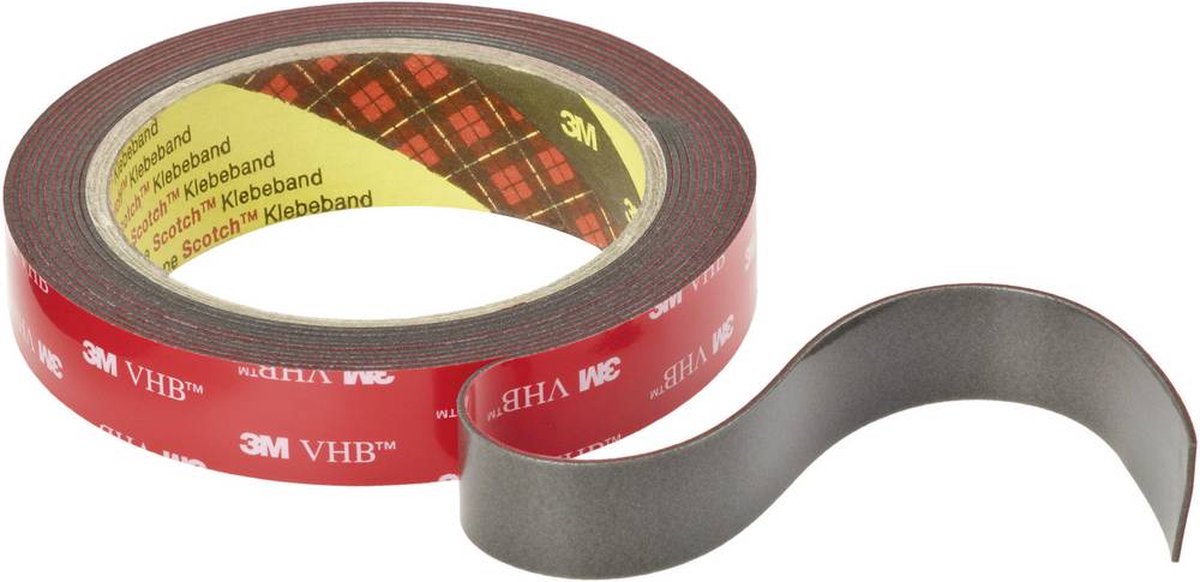 3m vhb™ 4611f 4611193 cinta de doble cara vhb 4611f gris oscuro (largo x ancho) 3 m x 19 mm 1 pieza(s)