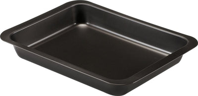 Teglia da cucina Basic 24 x 32 cm - teglia senza pfas - acciaio al carbonio - per arrostire, arrostire e cuocere al forno