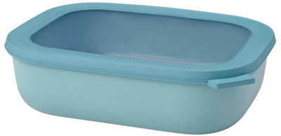 Mepal - multi bowl cirqula food container - 2000 ml - rectangular - nordic green